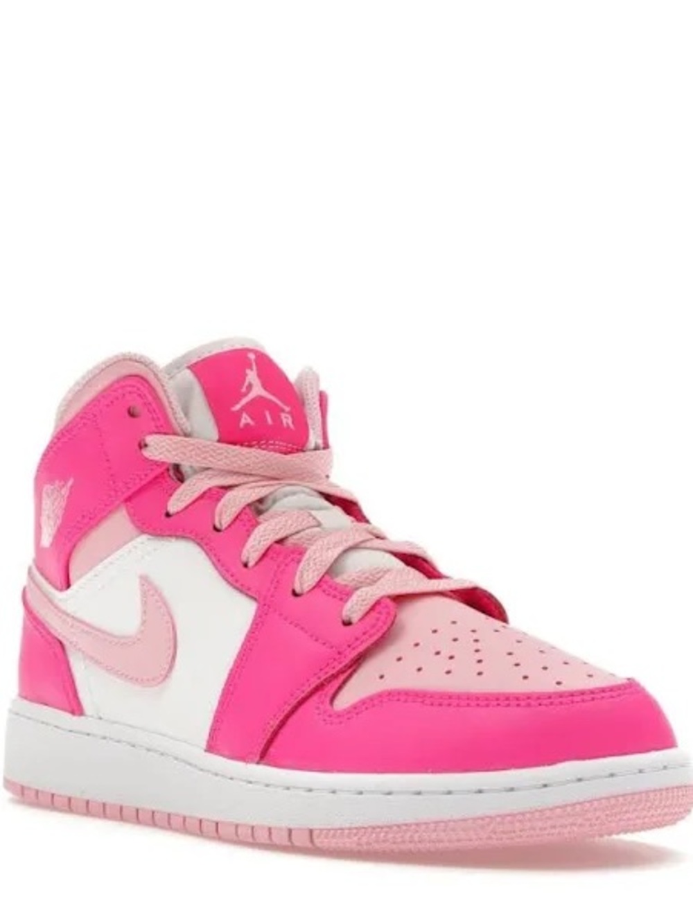Nike Air Jordan 1 Mid White Fierce Pink - Picture 3 of 16